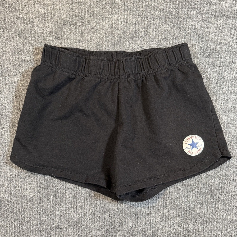 Converse Big Kids Girls XL‎ (13-15 Yrs) Chuck Taylor Patch Shorts Black